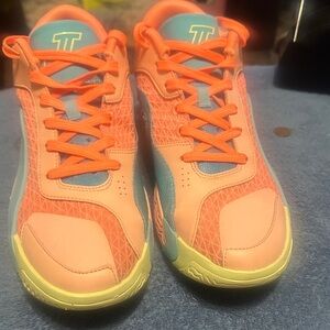 Jordan Pink and blue